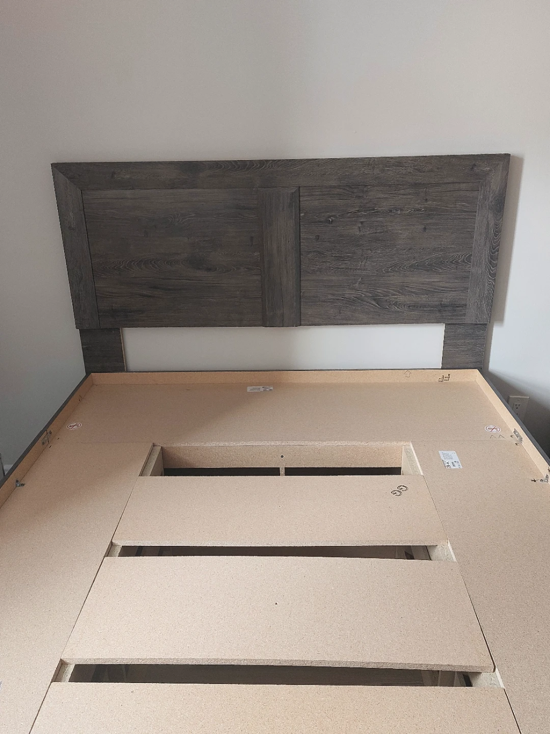 Queen size wooden bed - photo 4
