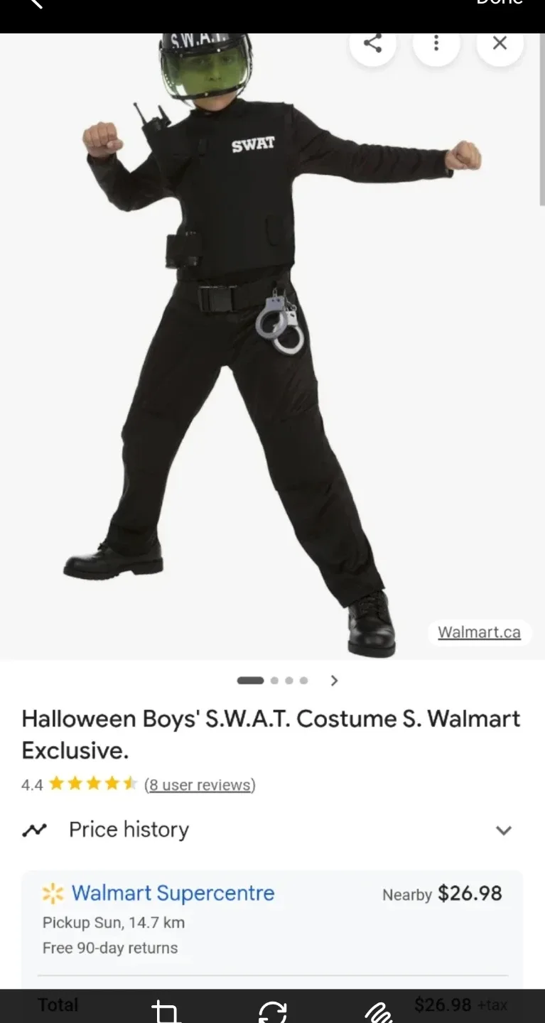Kids' Costume Bundle: Firefighter, Police, Superhero, SWAT image indicator(3)