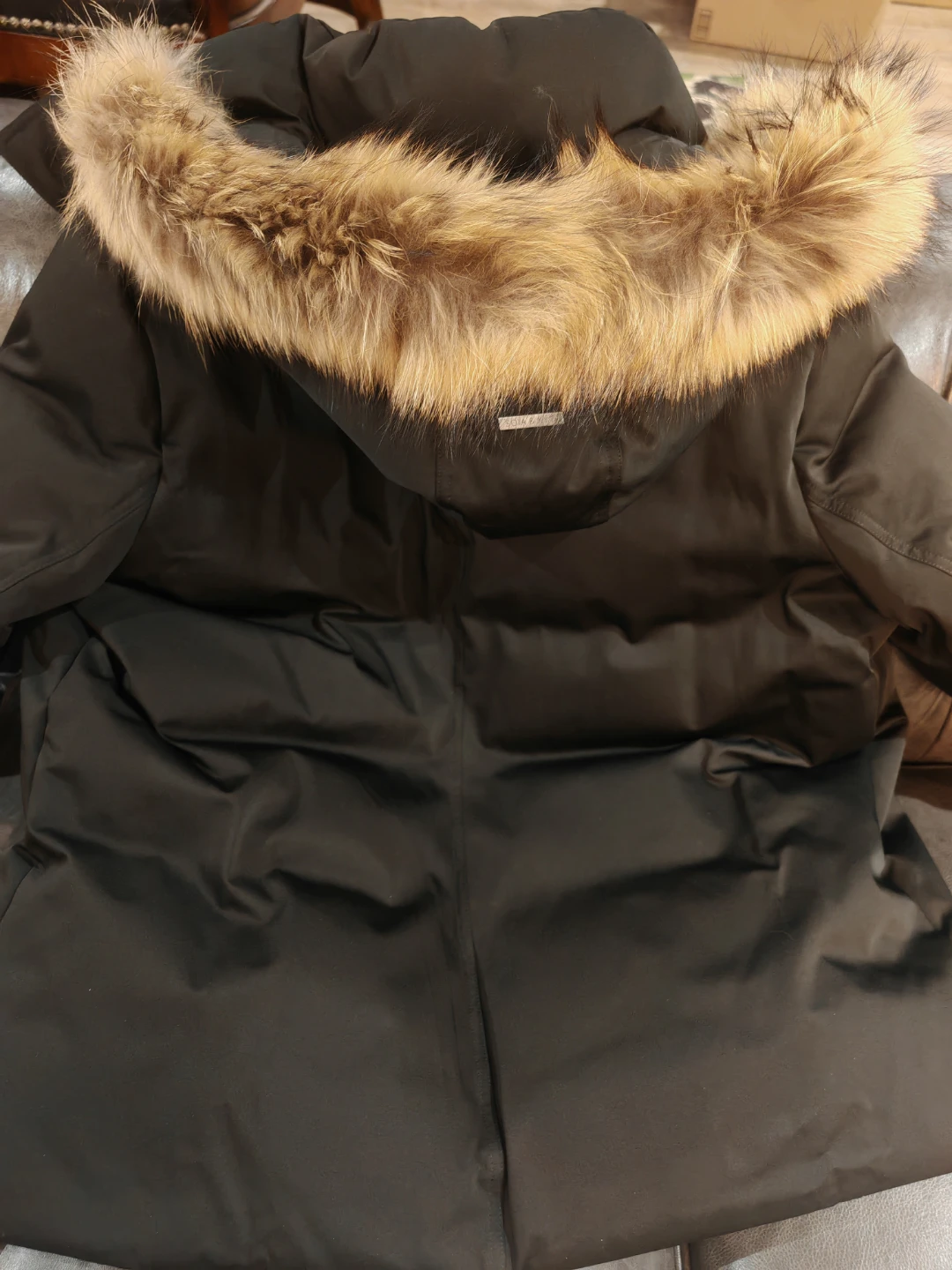 BNWT Soia & Kyo Doran Down Coat w/ Fur - Black Men XL - photo 4