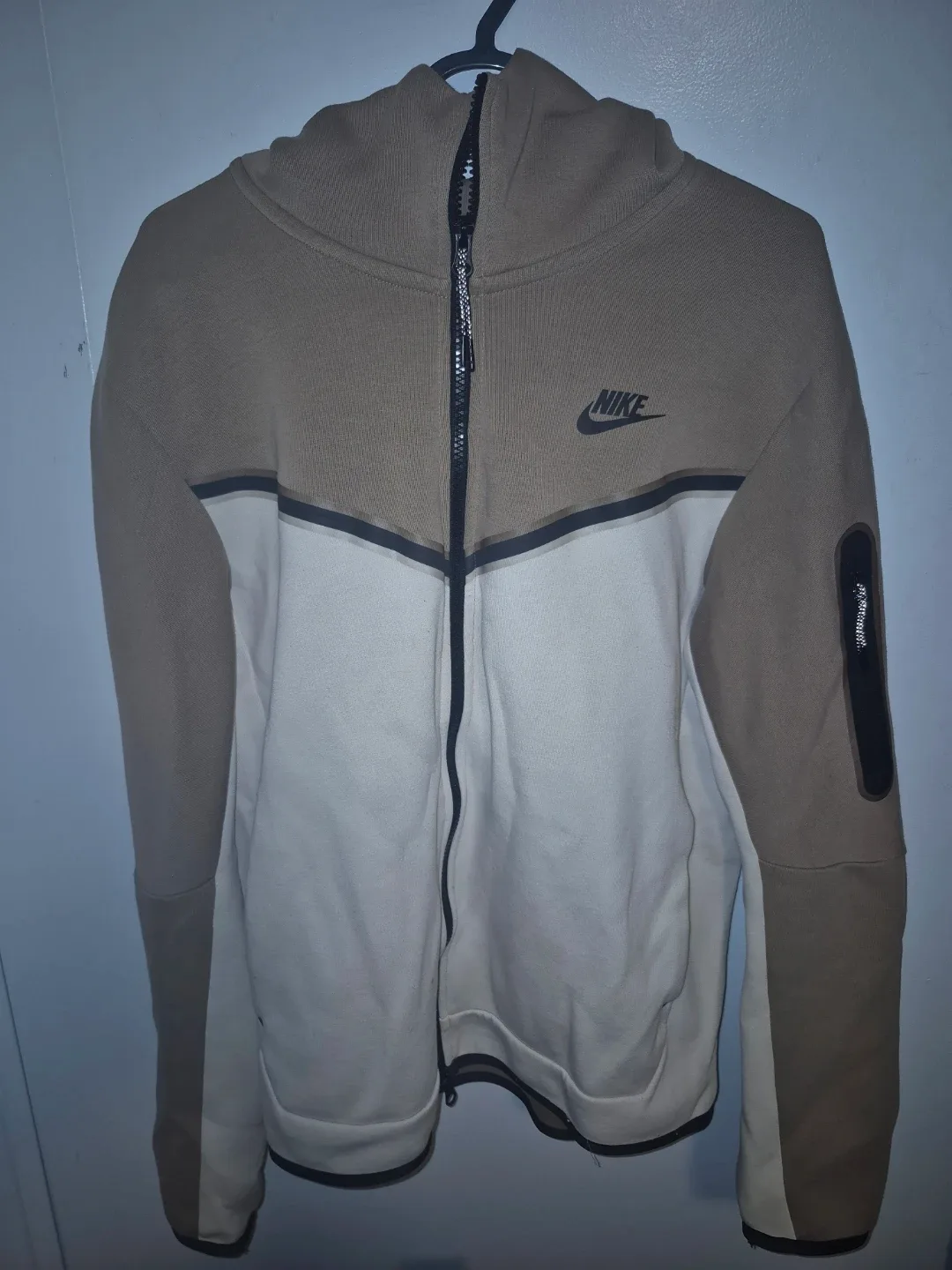 Nike Tech Fleece Hoodie - Beige/White