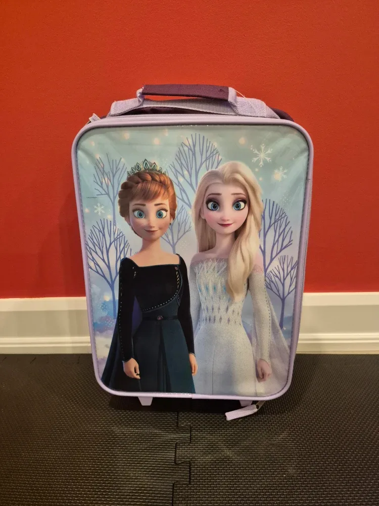 Disney Store Anna and Elsa Rolling Luggage, Frozen