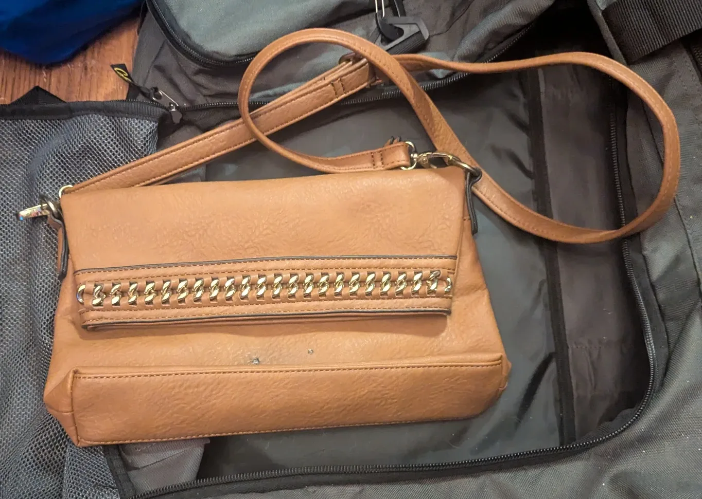 Nicole Miller Brown Crossbody Bag image indicator(2)