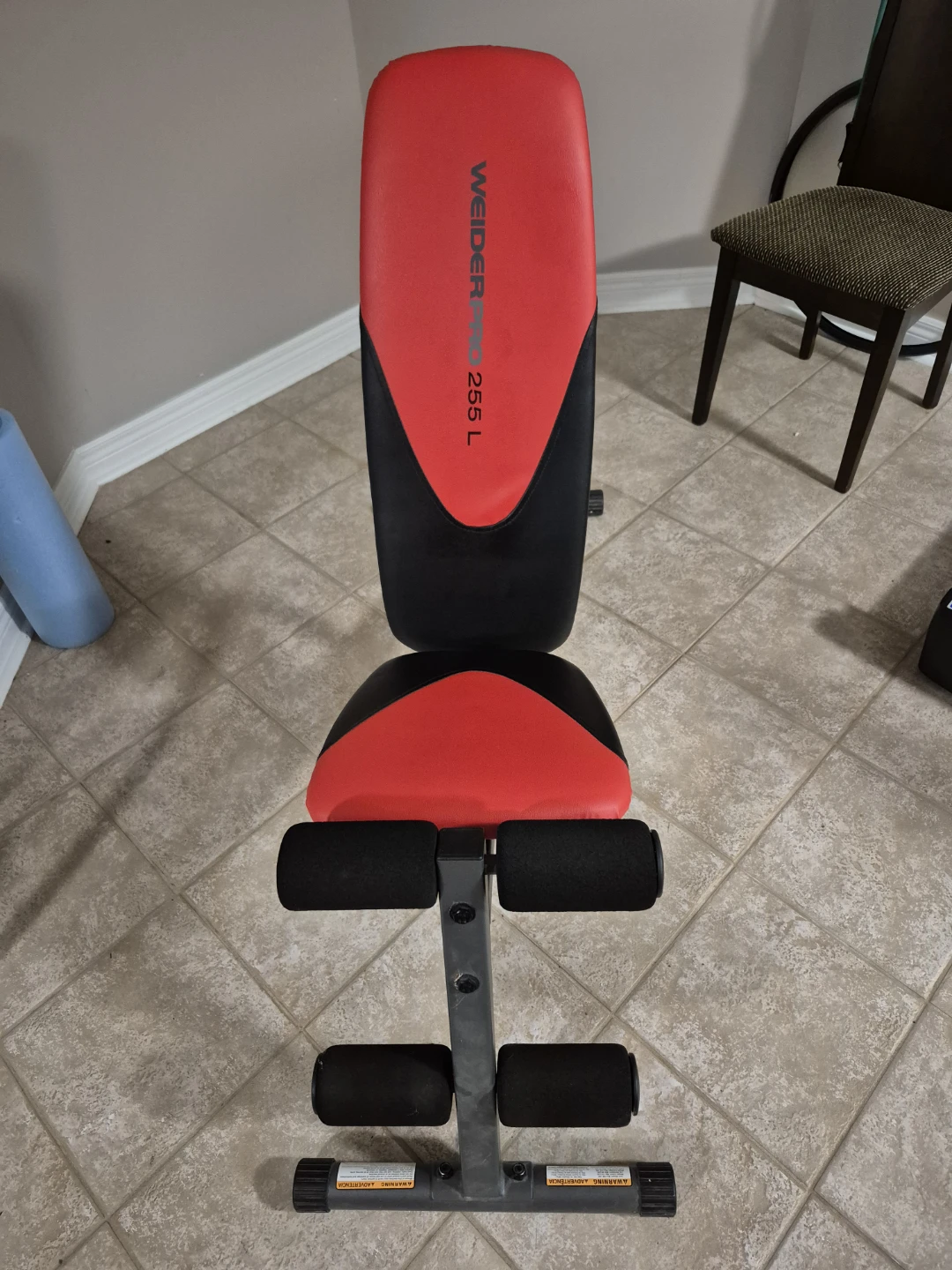 Weider 255 L Weight Bench - Red & Black - photo 2