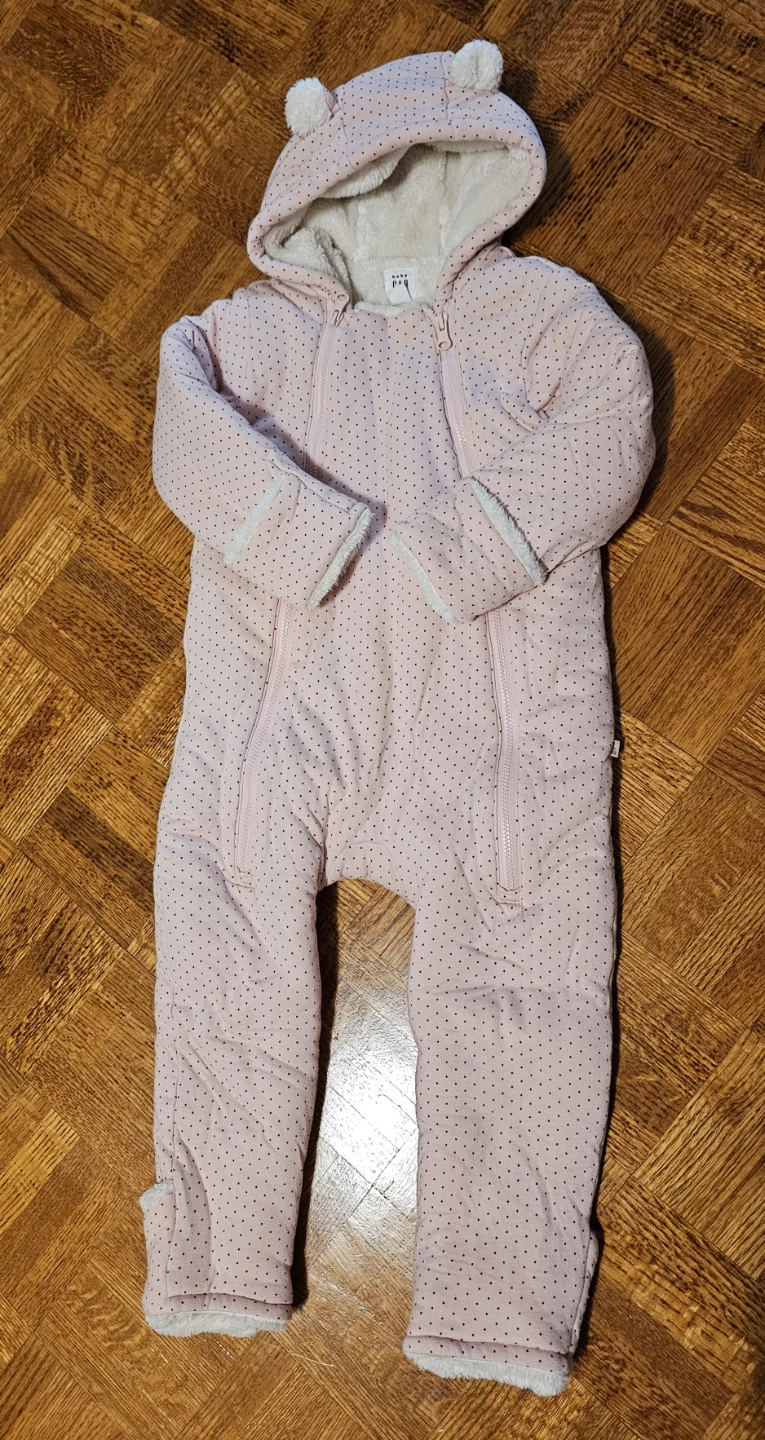 Baby Gap Pink Bear Snowsuit - 18 to 24 months