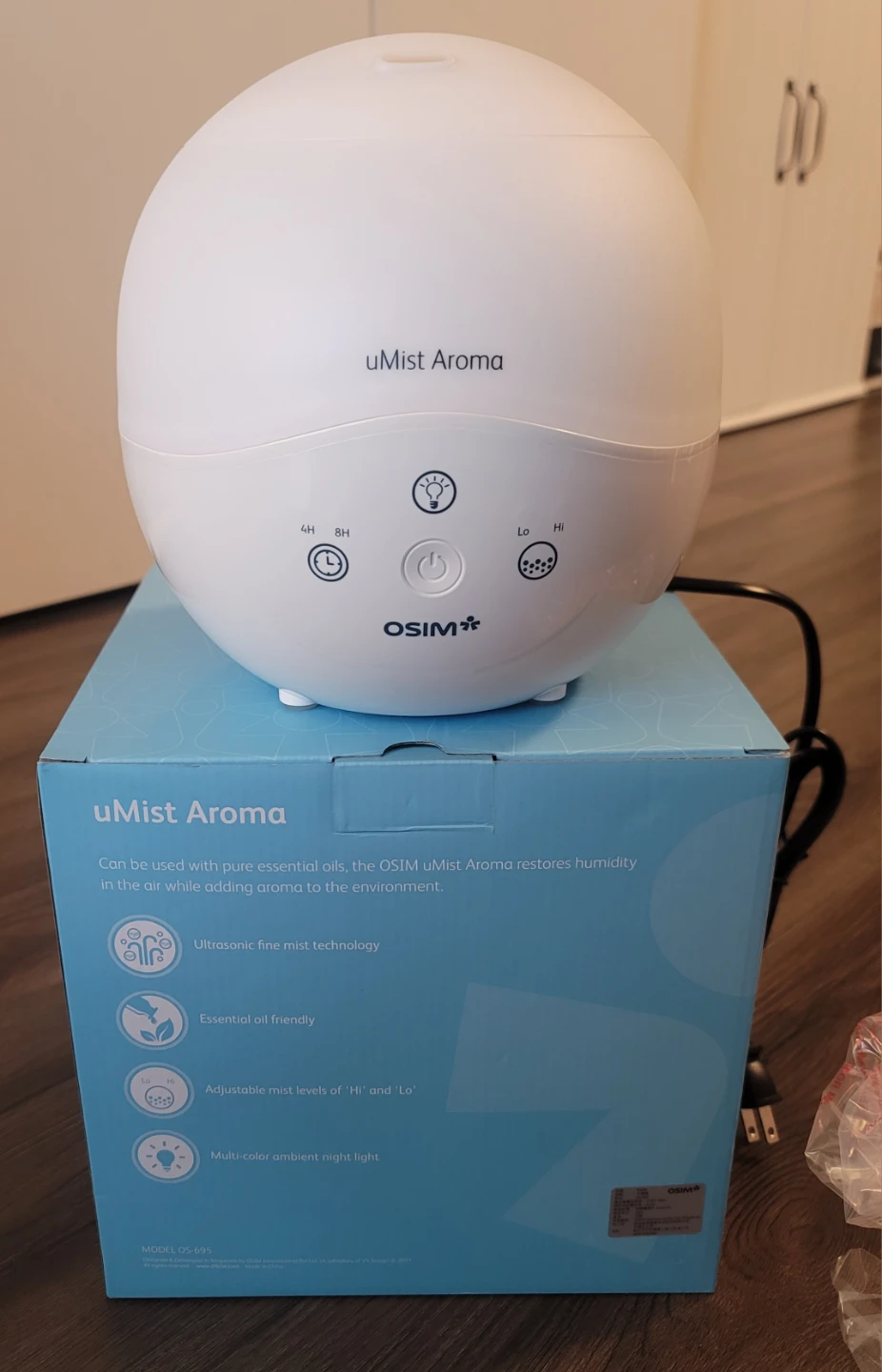 New OSIM uMist Aroma Humidifier