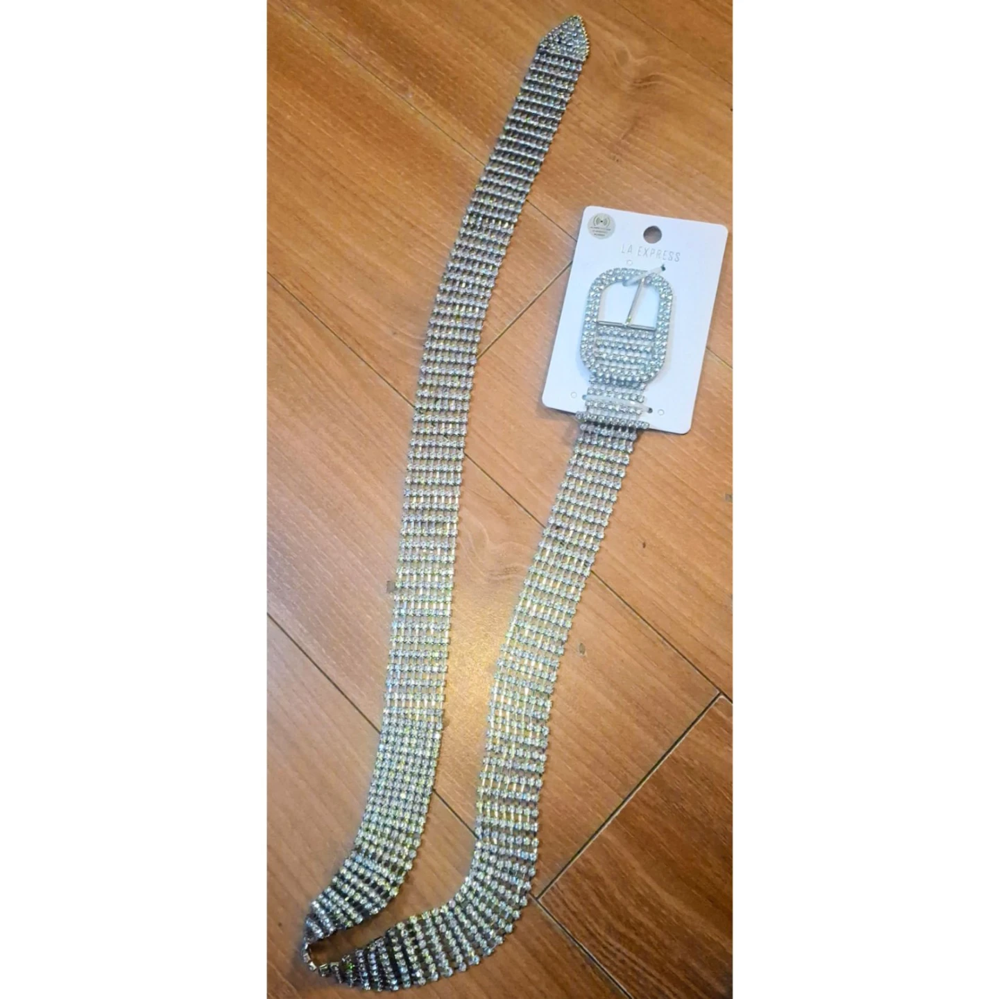 NWT LA Express Rhinestone Belt - photo 4