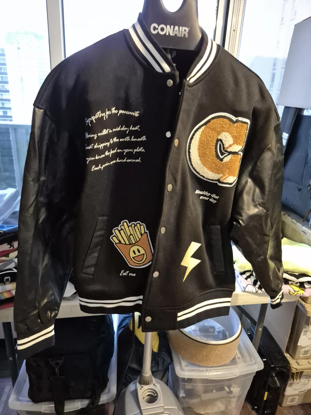 New Wave Street Culture Design by Inflation Jacket with Patches
