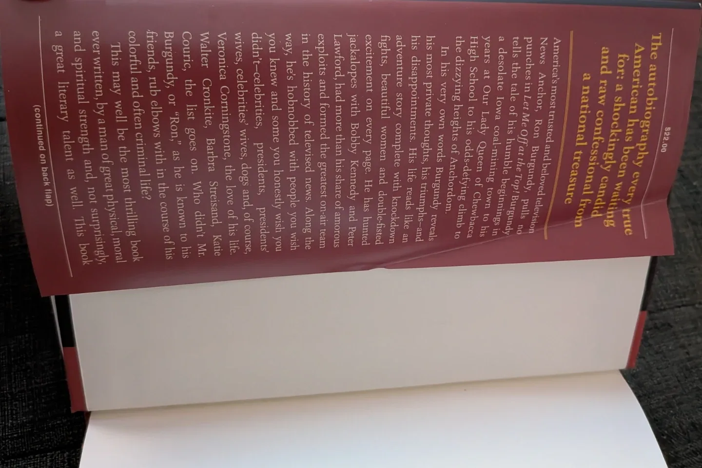 Ron Burgundy - Let Me Off at the Top! Book image indicator(3)