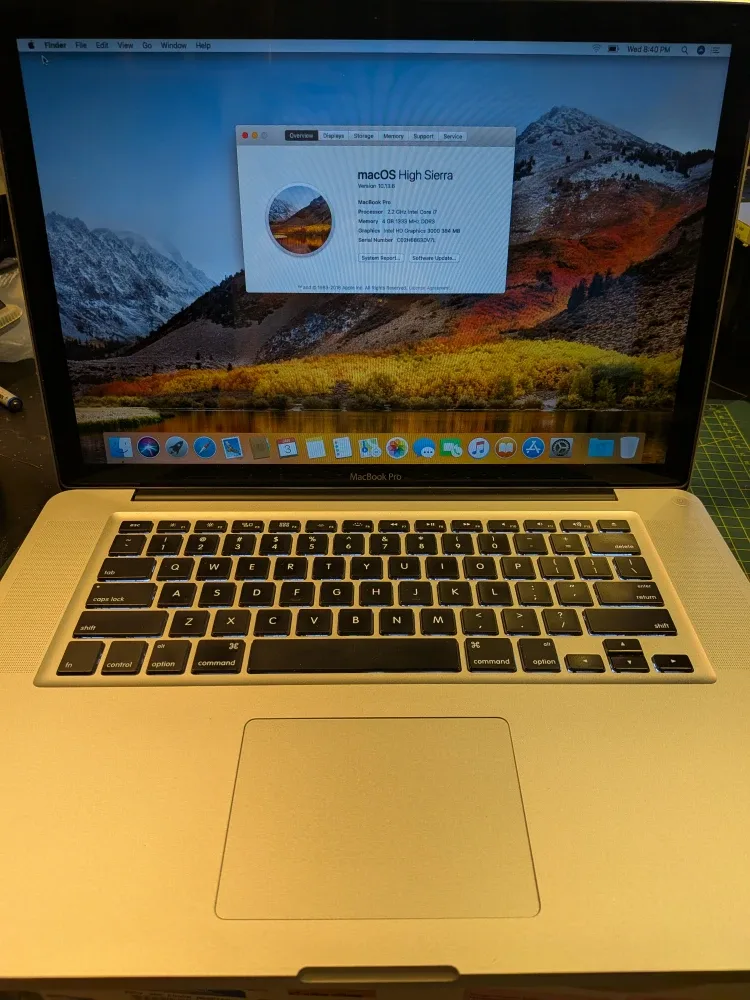 15" 2011 MacBook Pro, Core i7