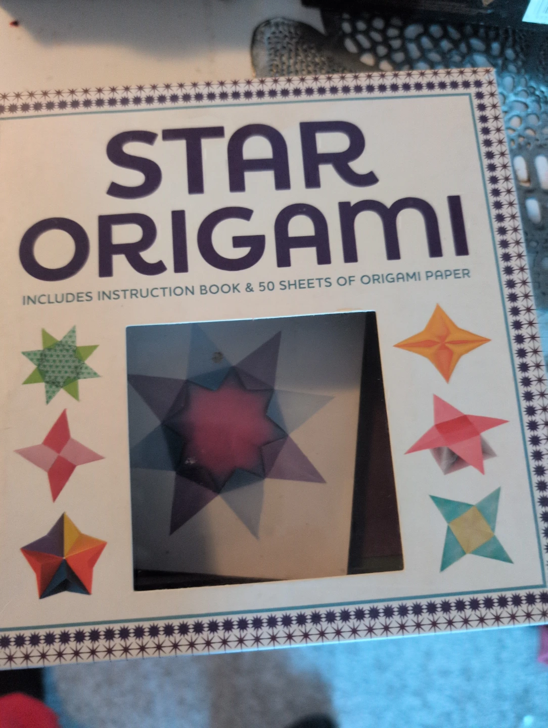 Star Origami Kit with Instruction Book & Paper
