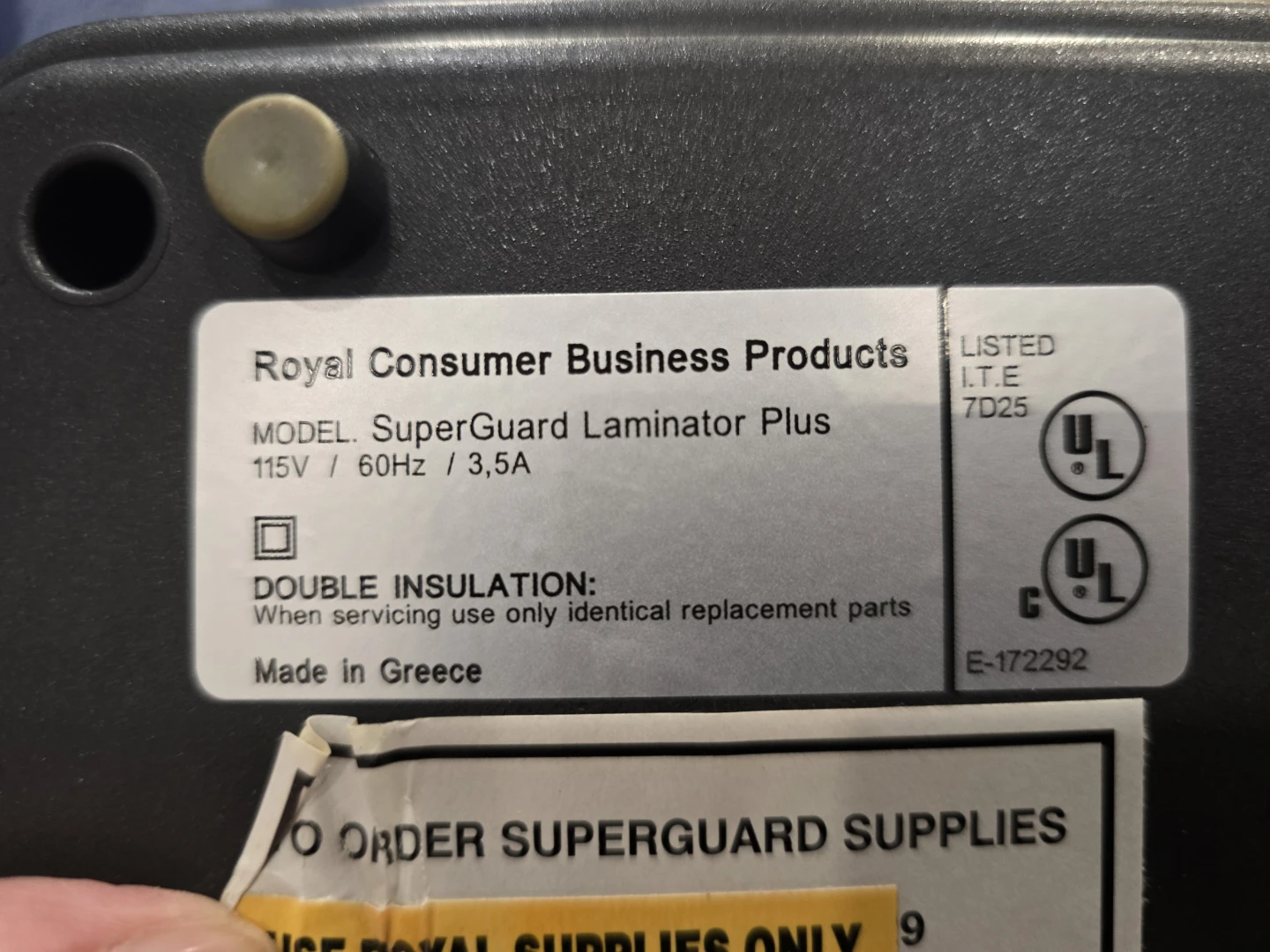 Royal SuperGuard Laminator Plus - Like New - photo 3