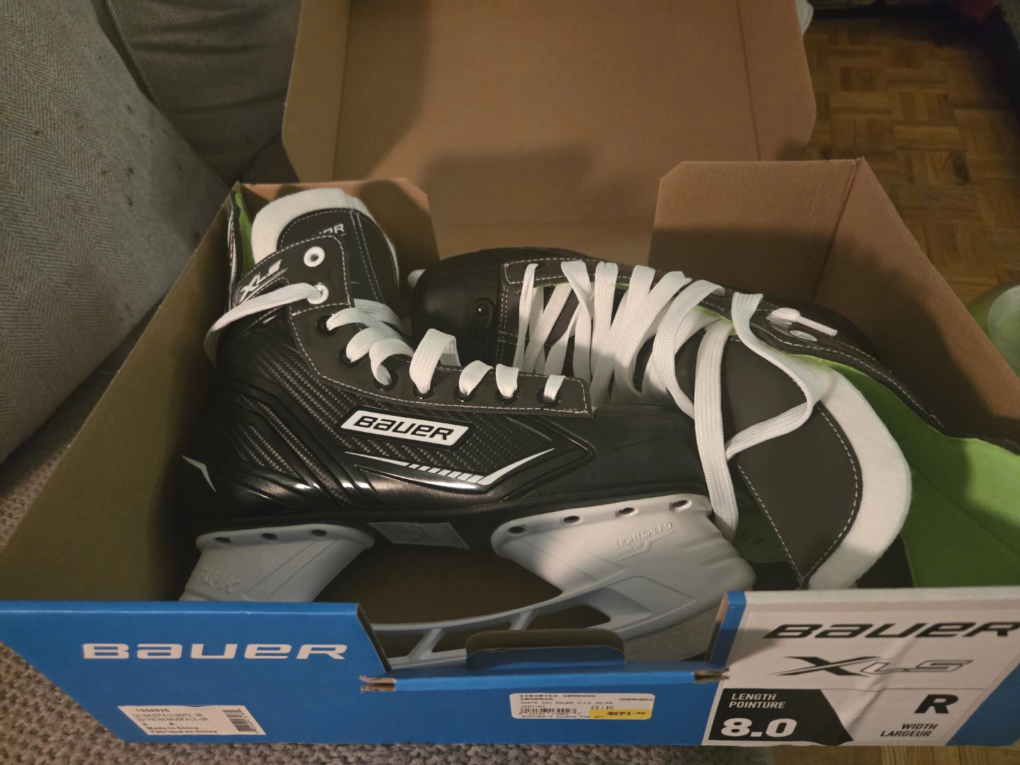 Bauer XLS Hockey Skates - Size 8.0 - photo 2