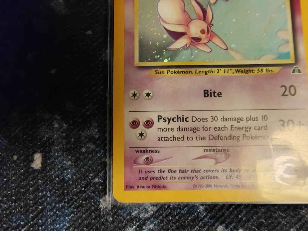 Espeon - Pokemon Card Holo - Neo Discovery image indicator(5)