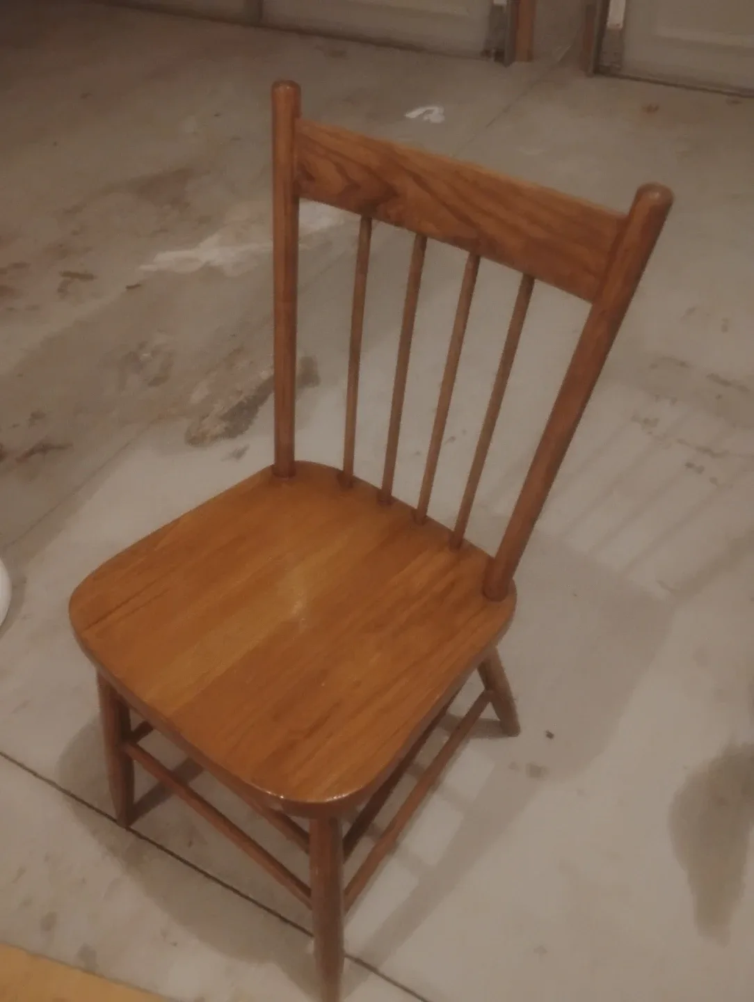 Wooden Dining Chair for $5