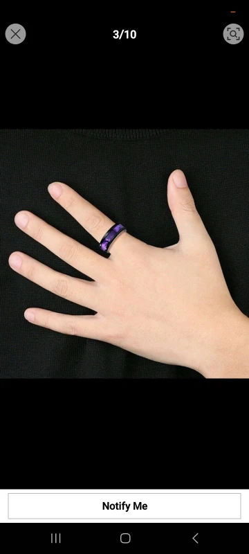 Purple Heart Ring Set - photo 3