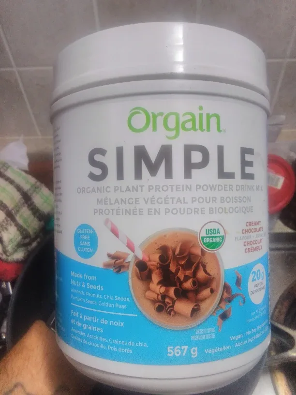 Organic plant protein