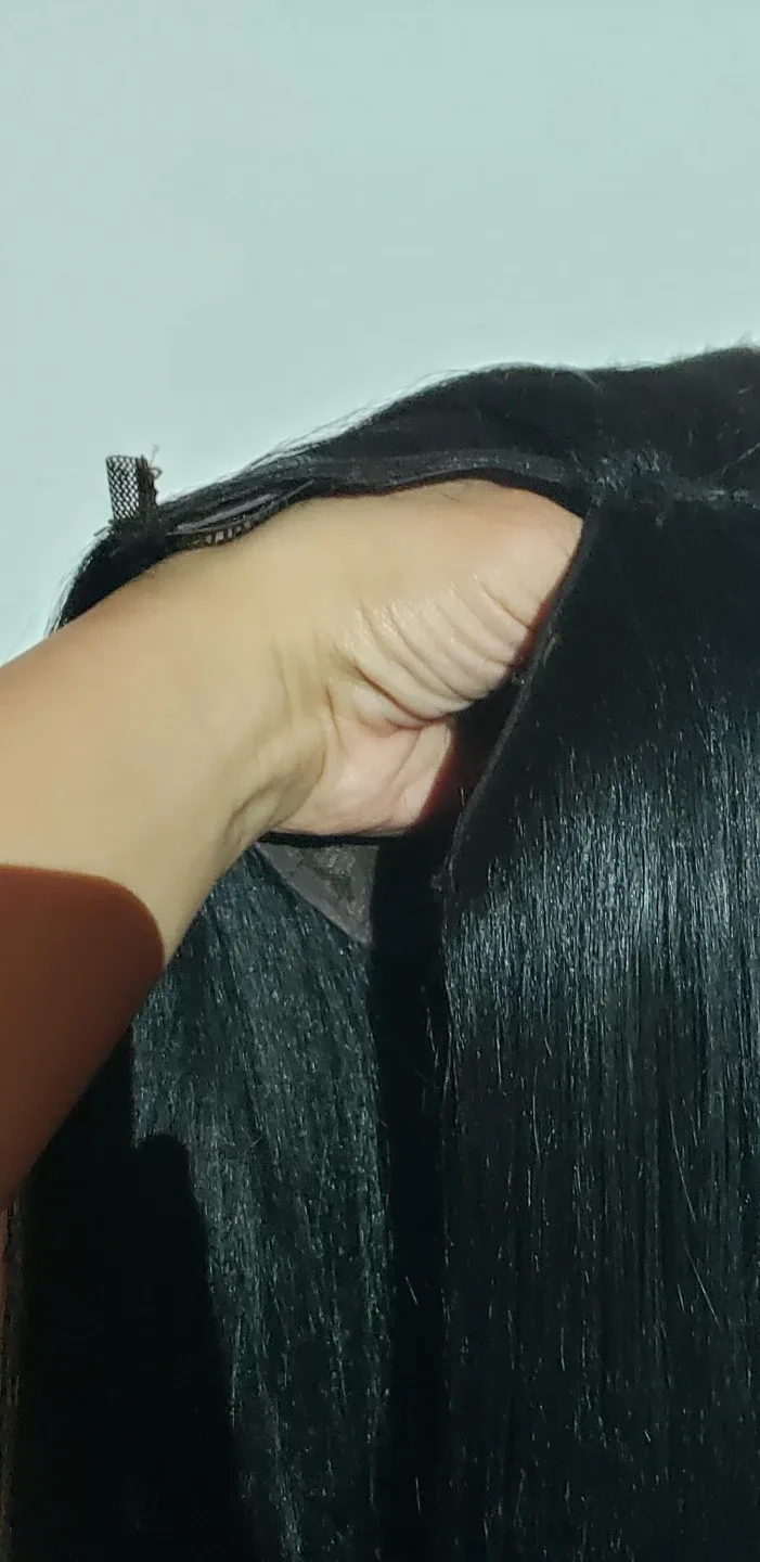 U Part Wig - Black Hair NEW image indicator(7)