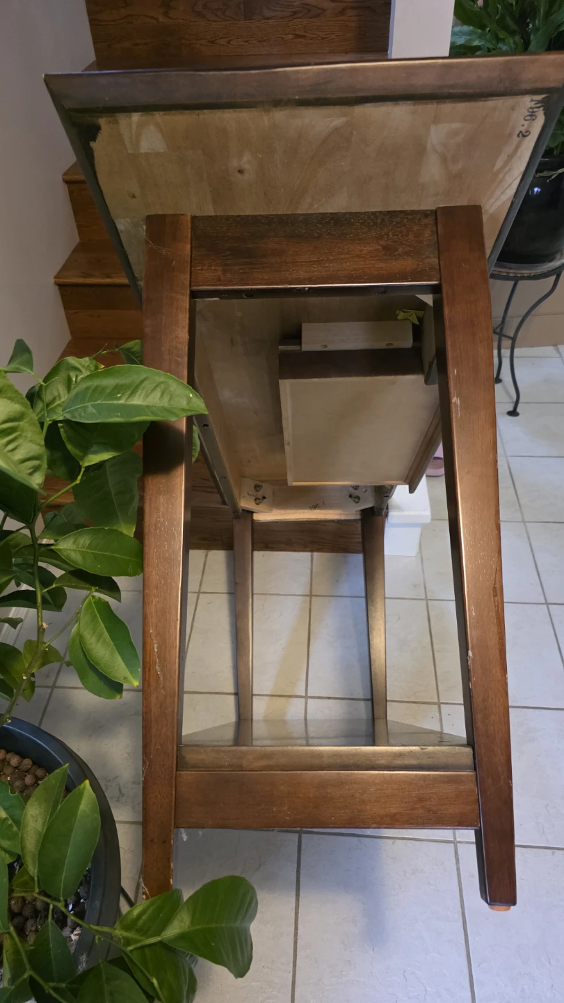 Wooden Console Table with Drawer - photo 5