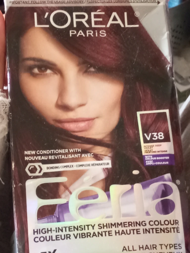 L'Oreal Feria V38 Violet Noir Hair Dye
