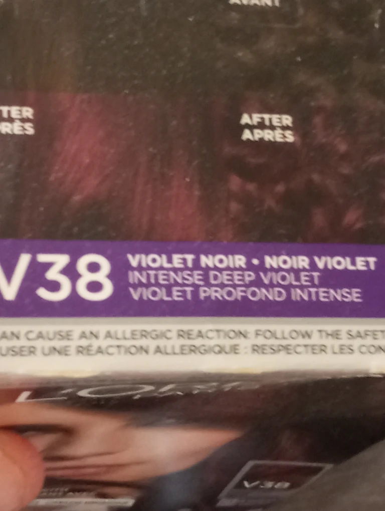 L'Oreal Feria V38 Violet Noir Hair Dye - photo 2
