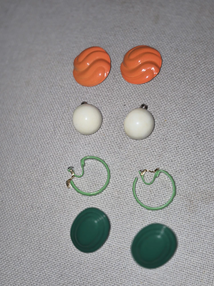 Vintage Clip-On Earrings - Mixed Styles