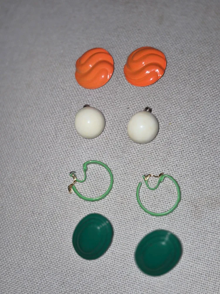 Vintage Clip-On Earrings - Mixed Styles
