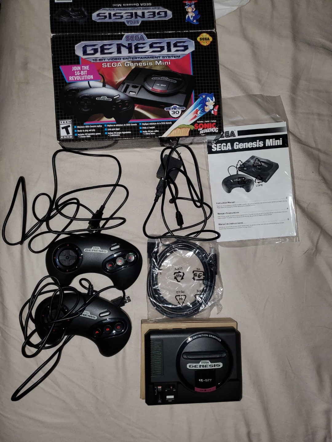 Sega Genesis Mini 16-bit Video Game System - photo 3