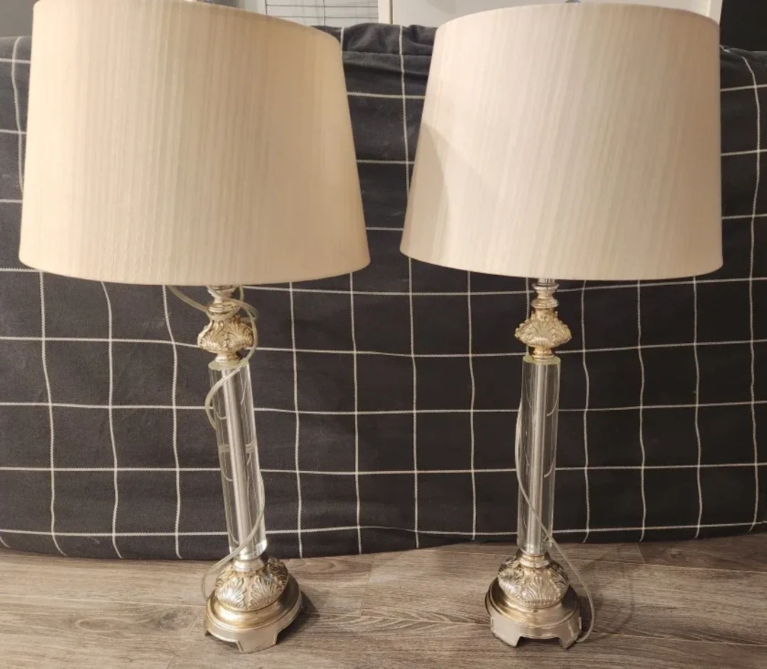 Set of 2 Table Lamps #Cleanout