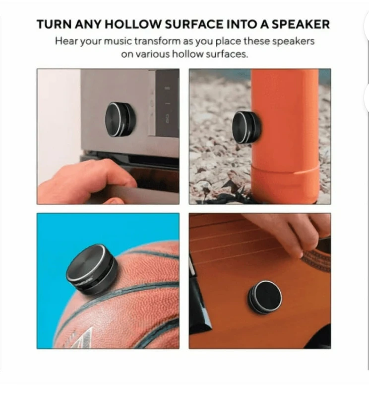 New PocketTunes PT200GR Bone Conduction Mini Speakers - photo 5