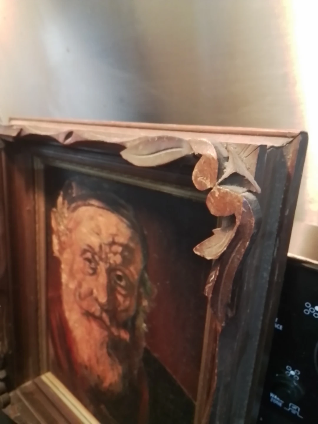 Oil Painting of Brilliant Man Signed 12.25x14.25",  70 - photo 3