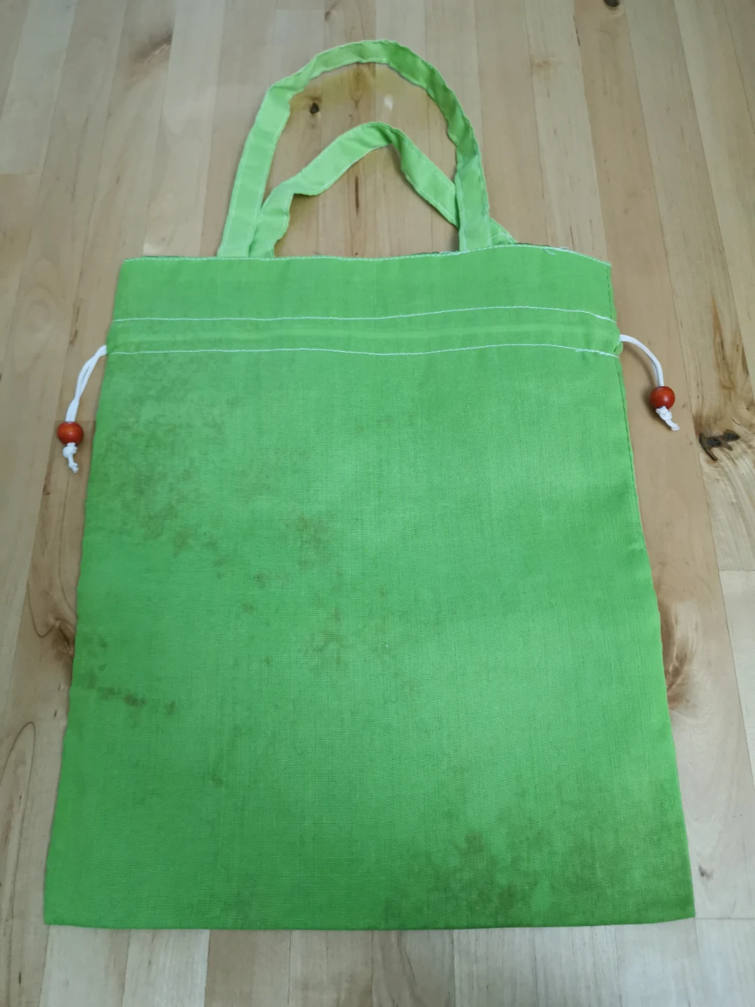 Green Tote Bag with Shoe Design - photo 2