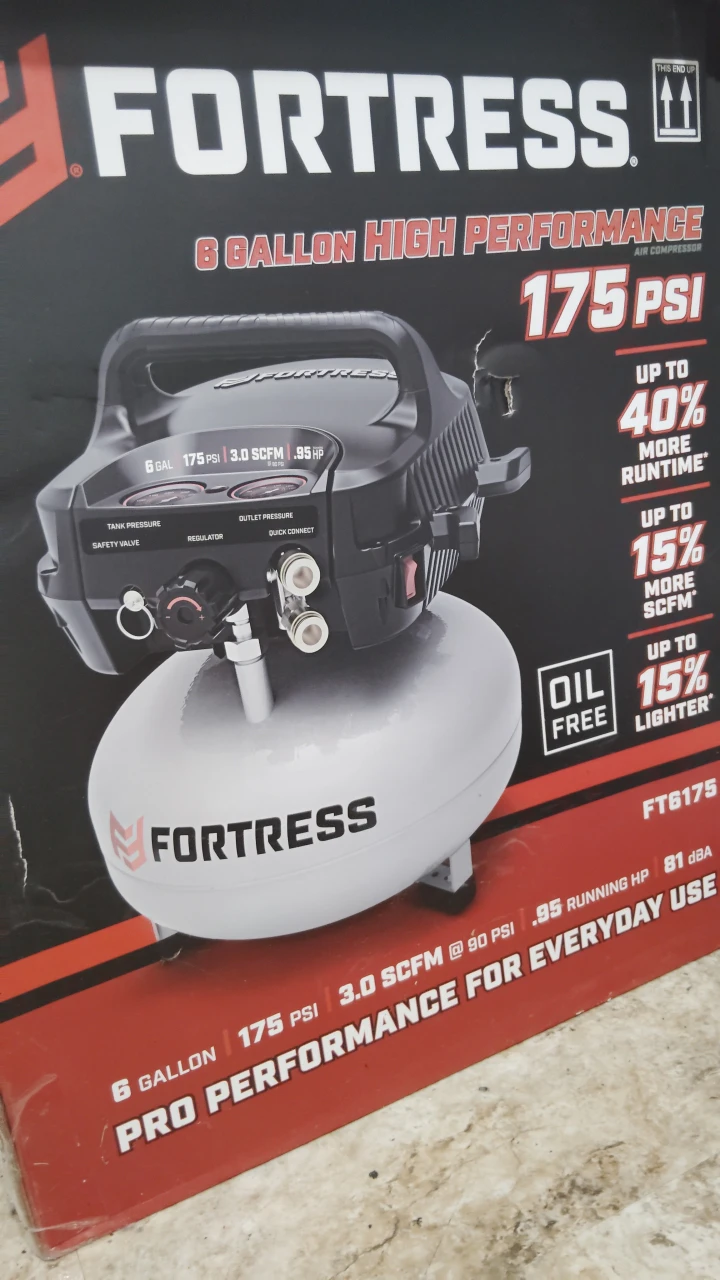 FORTRESS High Performance Portable Air Compressor