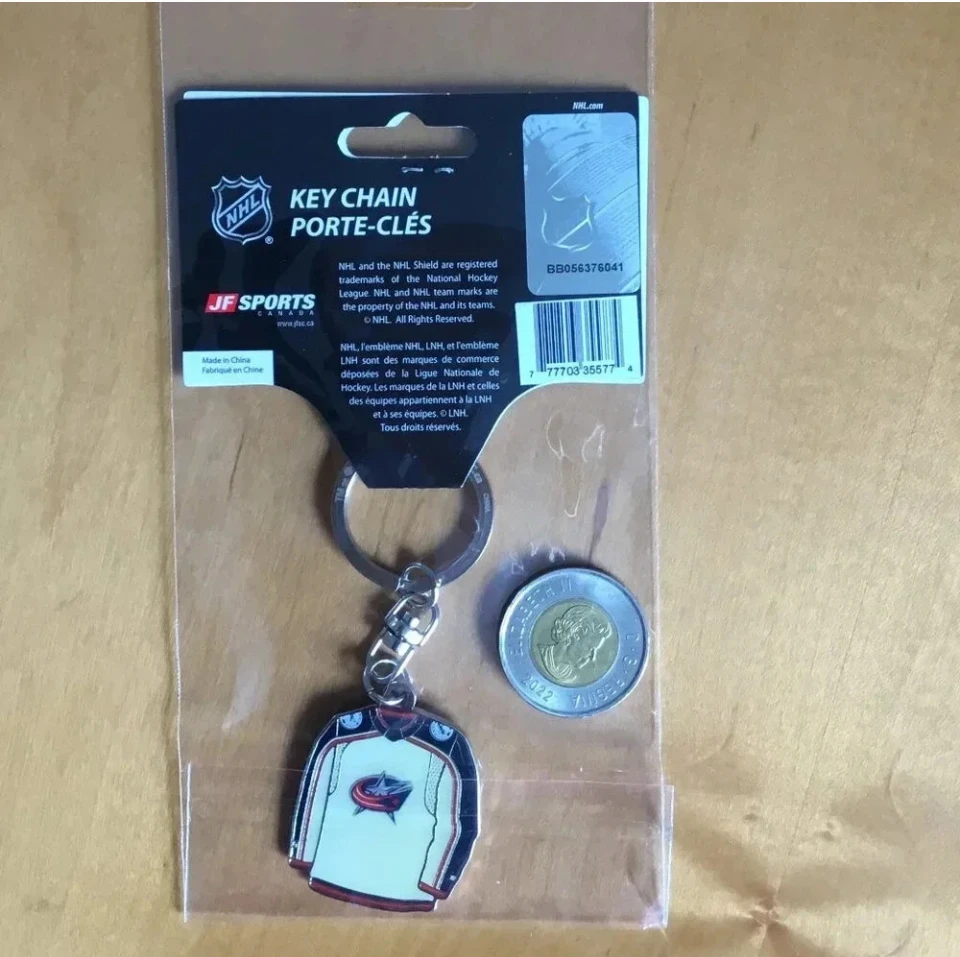 NHL Columbus Blue Jackets Jersey Keychain - NEW - photo 4