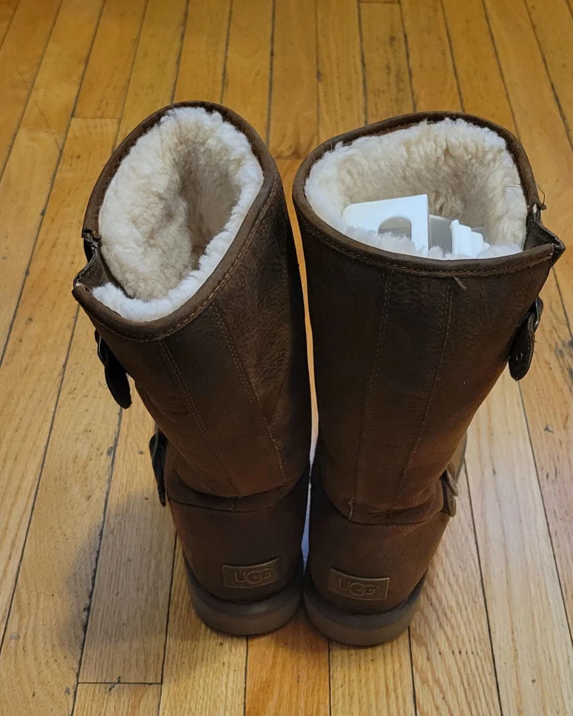 UGG Brown Leather Boots size 11 - photo 5