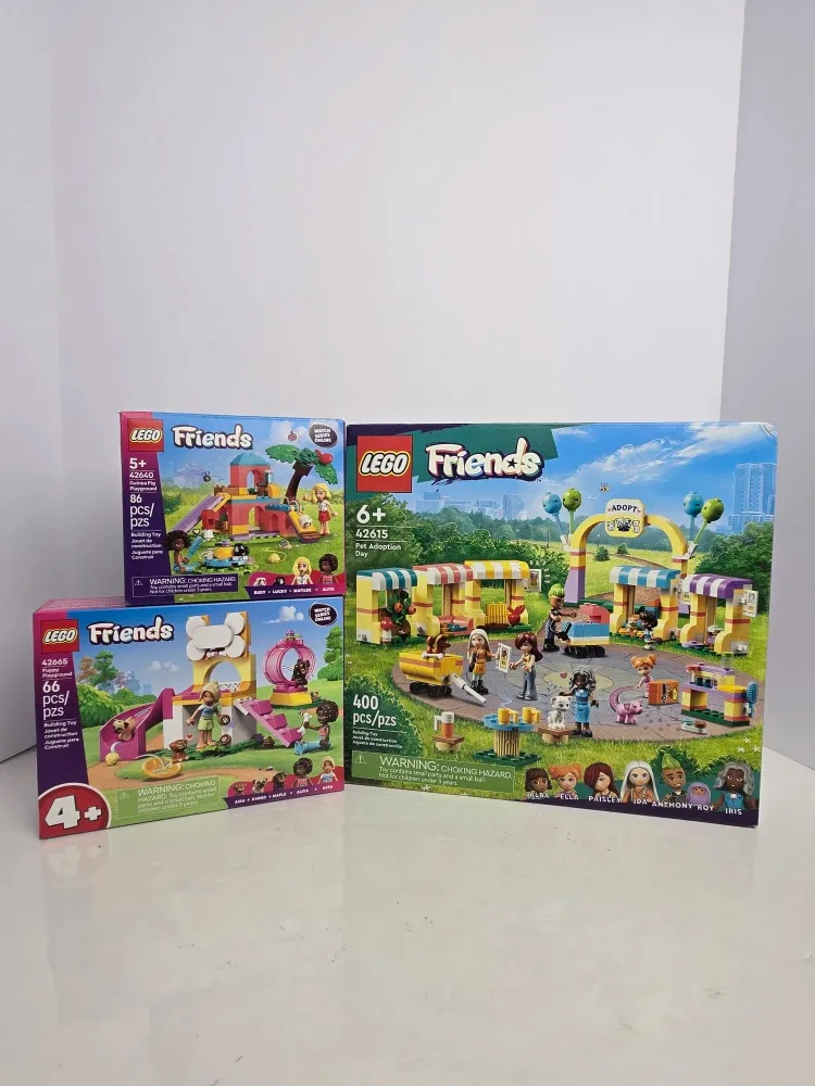 3 brand new sealed lego friends playsets
