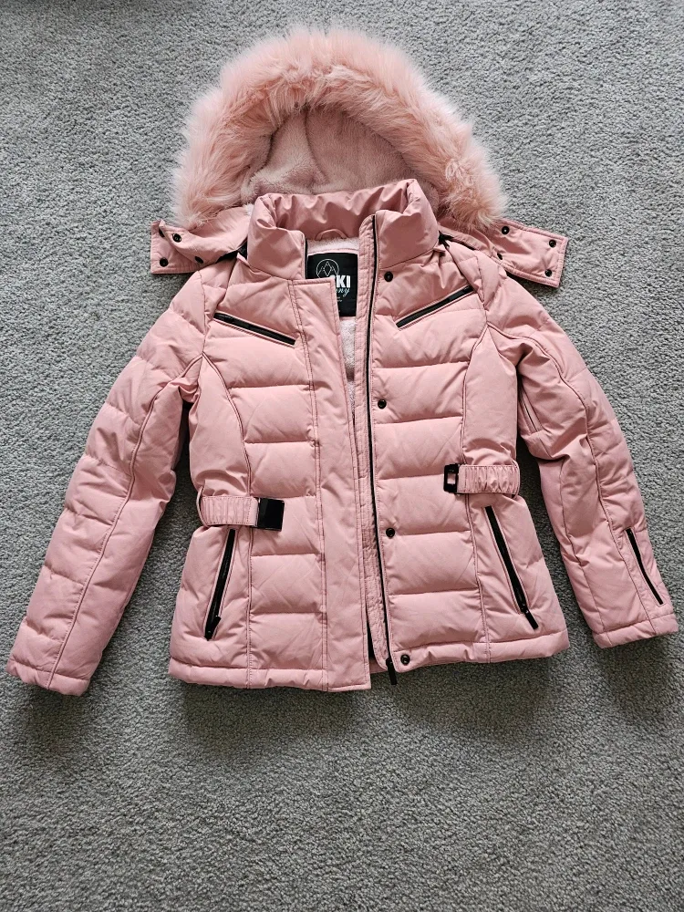 Ski Bunny Pink Puffer Jacket - Size S