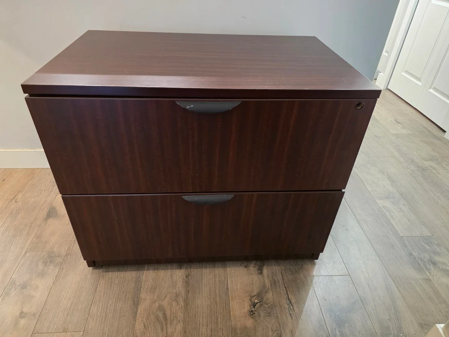 Brown Two-Drawer storage image indicator(3)