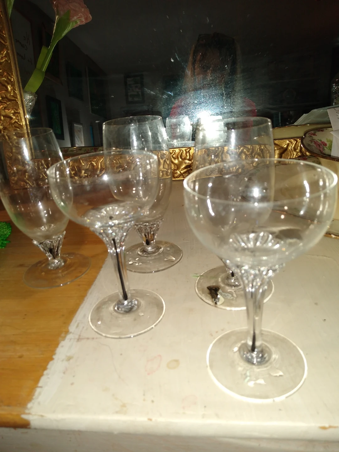 Five peieces of hand blown Crystal - photo 4