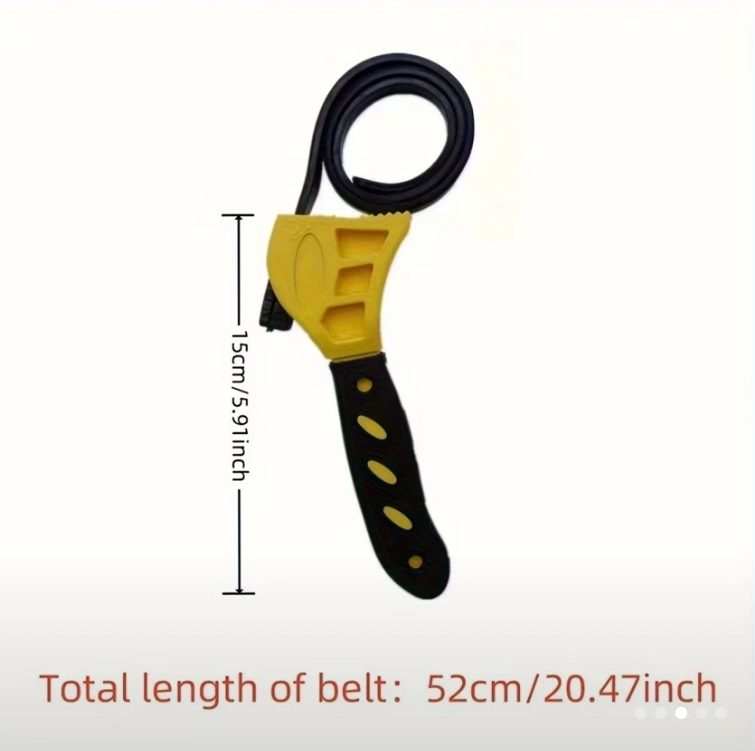 Multi-Functional Rubber Strap Wrench