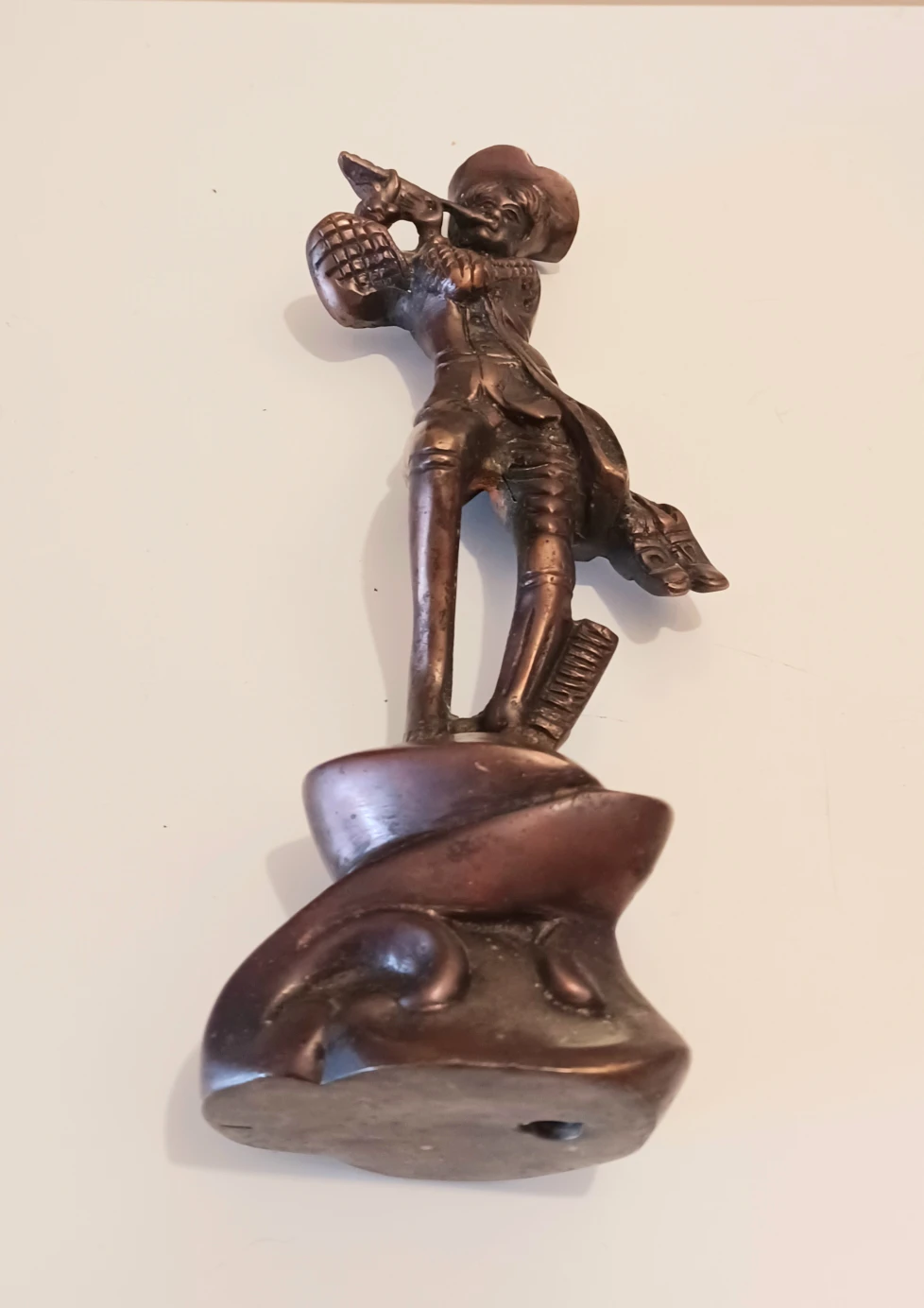 Unique Colonial Musician Bronze Statue - photo 5