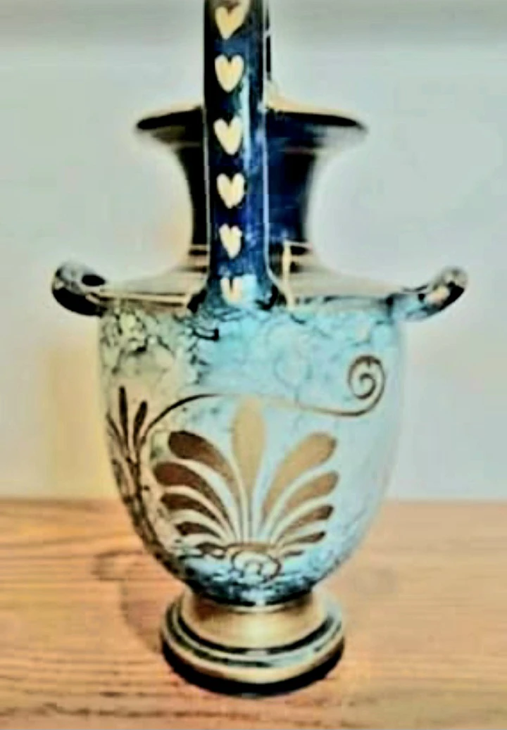 Vtg. Hand Crafted Greek Amphora Vase 450 BC Replica - photo 2