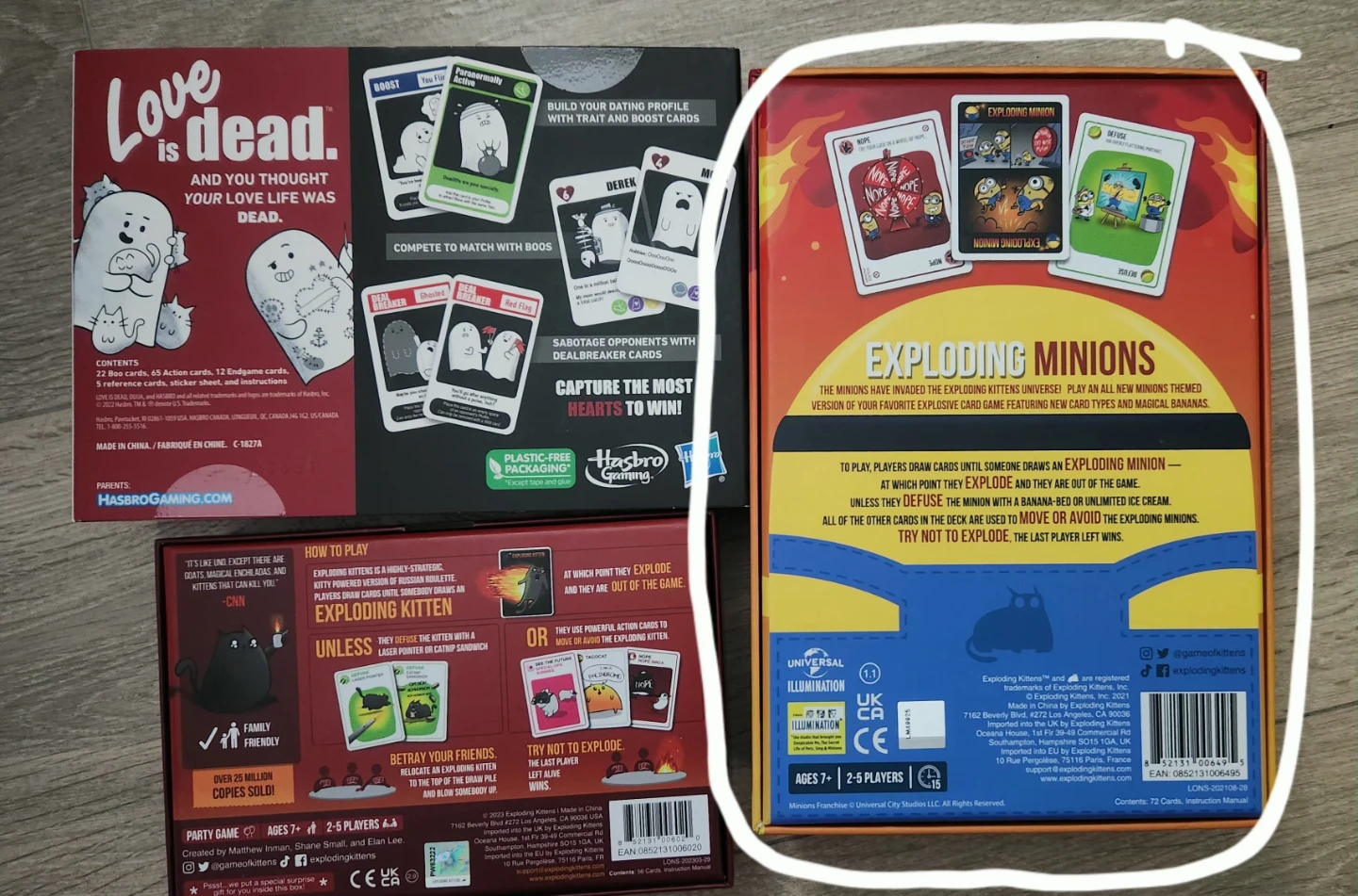Exploding Minions Card Game - photo 2