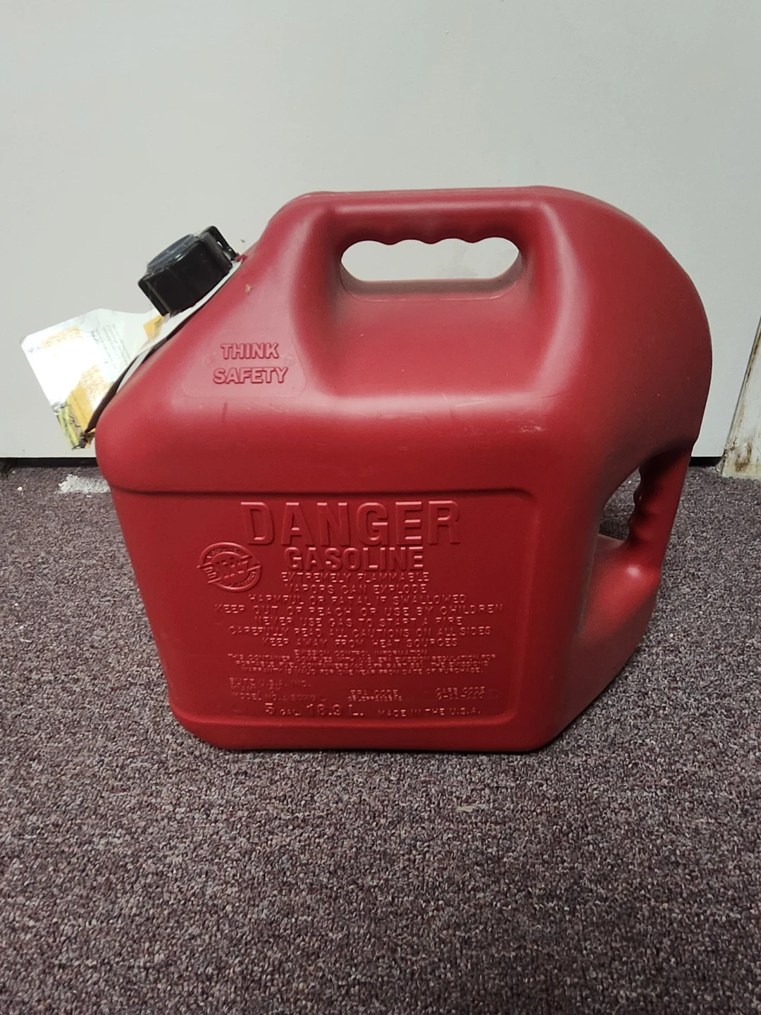 Red Gasoline Can