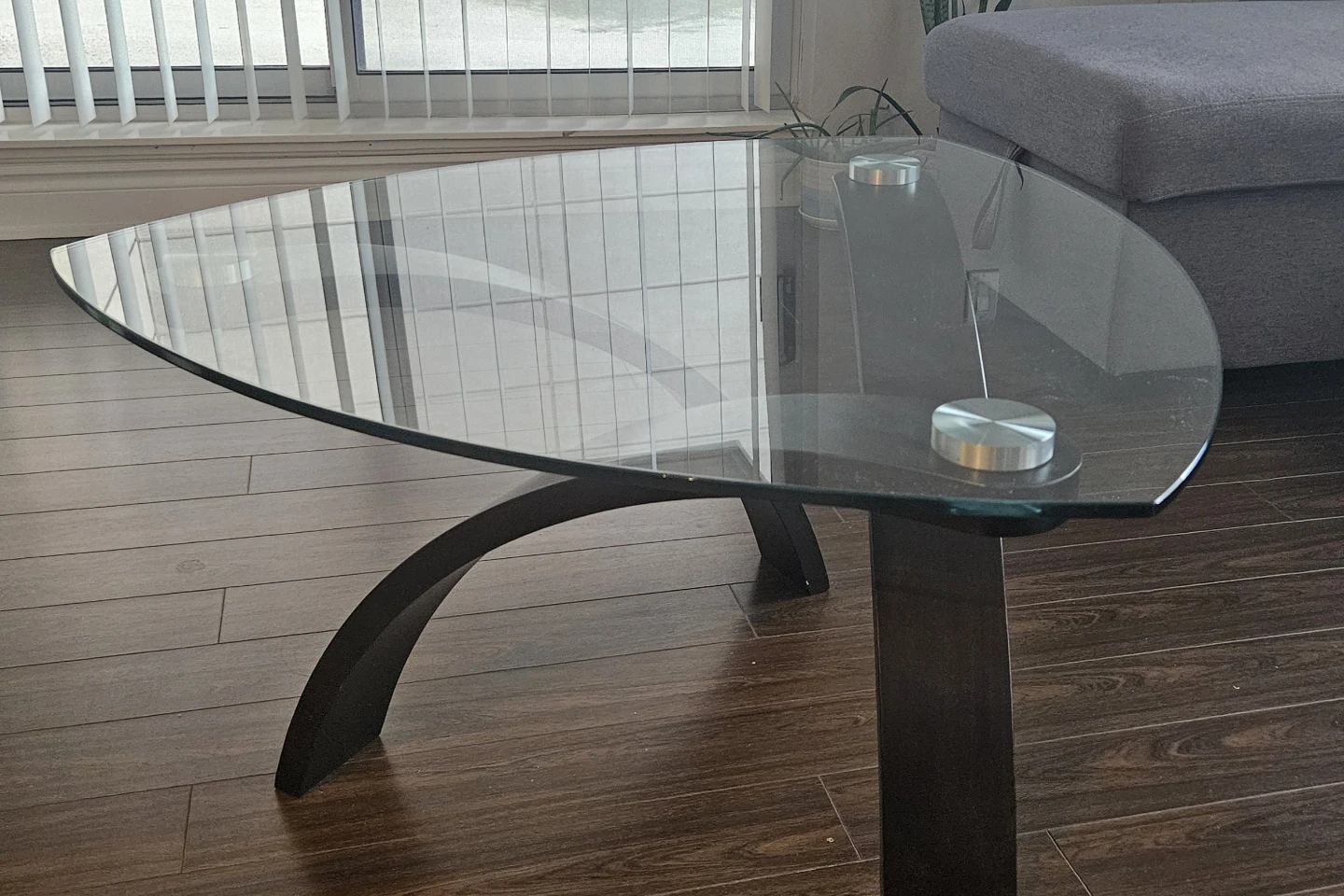 Glass Top Coffee Table - photo 3