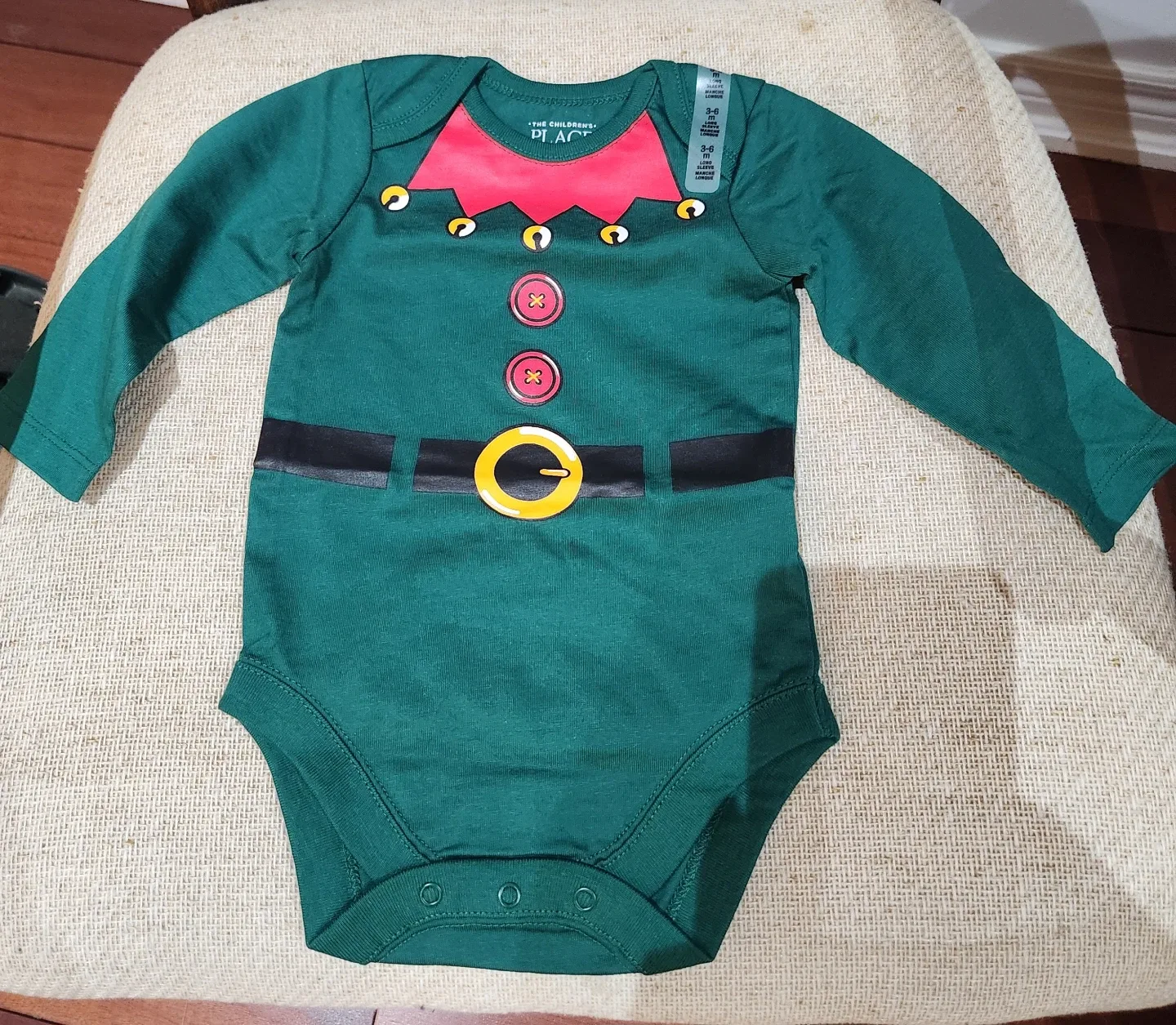 New The Children's Place Elf Bodysuit 3-6M
