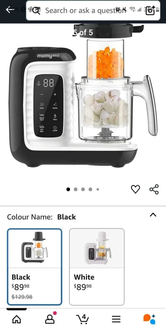 Momy Easy Baby Food Processor #cleanout image indicator(5)