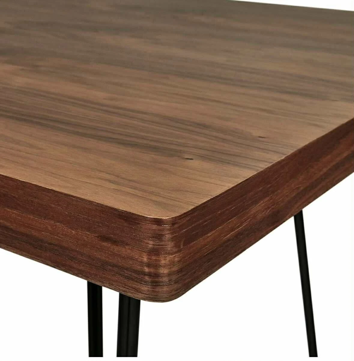 Wood Dining Table with Hairpin Legs - photo 2
