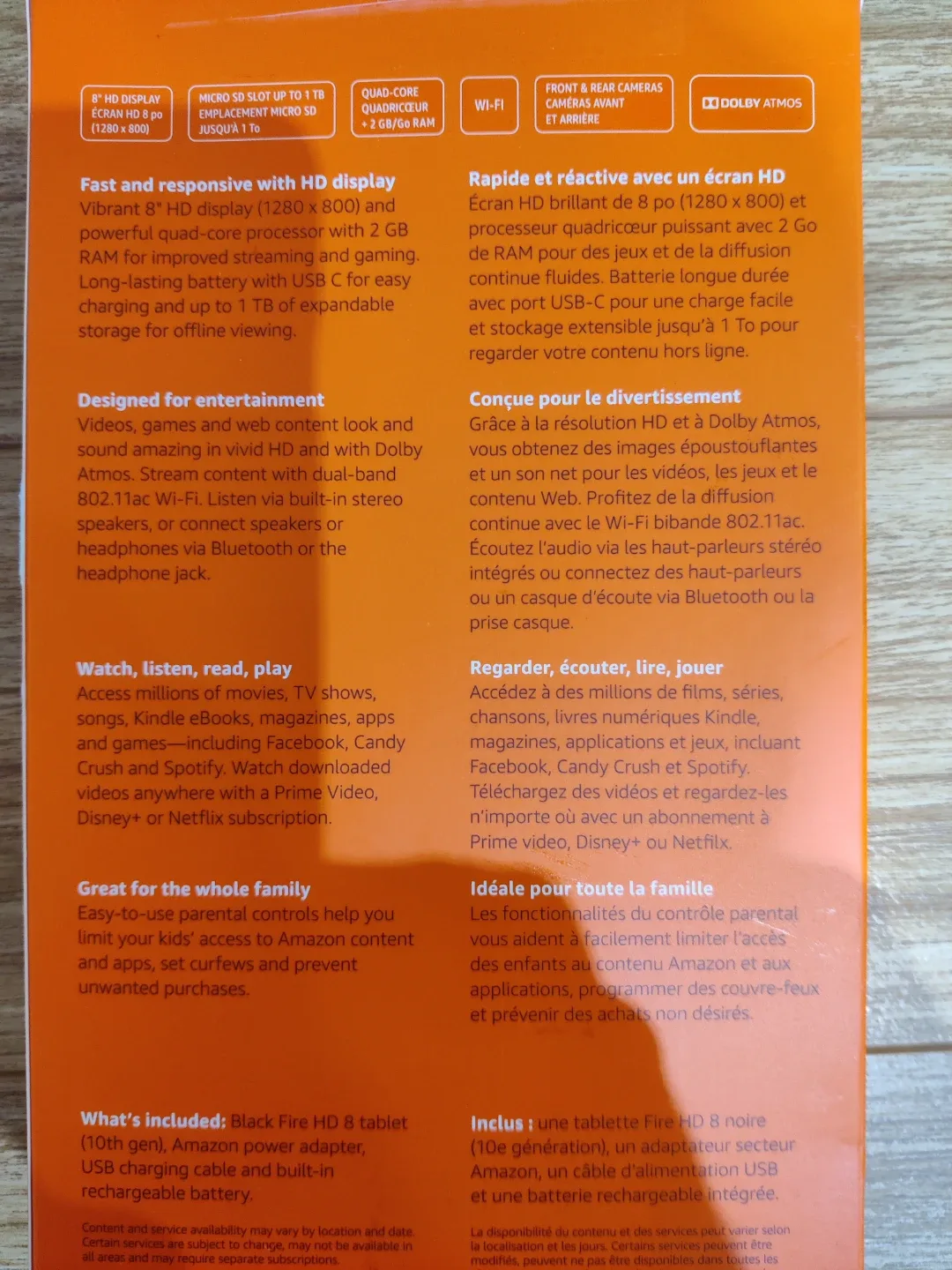 Amazon Fire HD 8 (10th Gen) 32GB Tablet - Like New! image indicator(2)