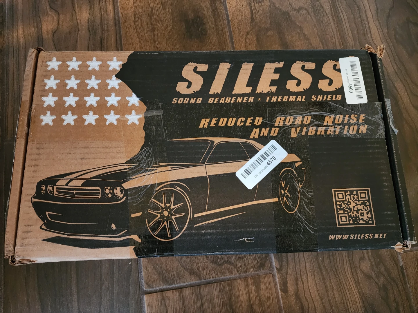 Siless 80 mil(2mm) 36 sqft(3.4 sqm) Car Sound Deadening Mat
