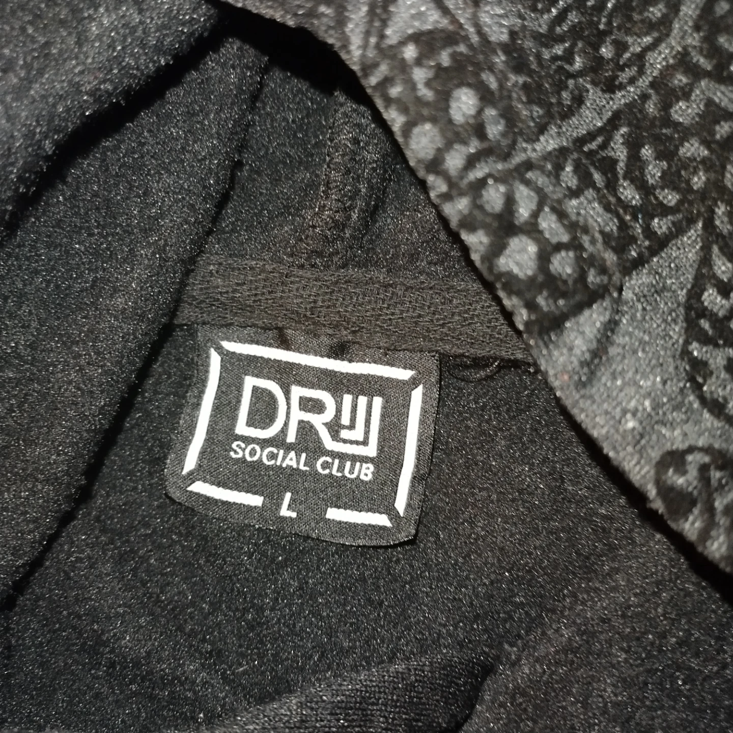 DRIII Social Club Dragon Print Hoodie - Size L
